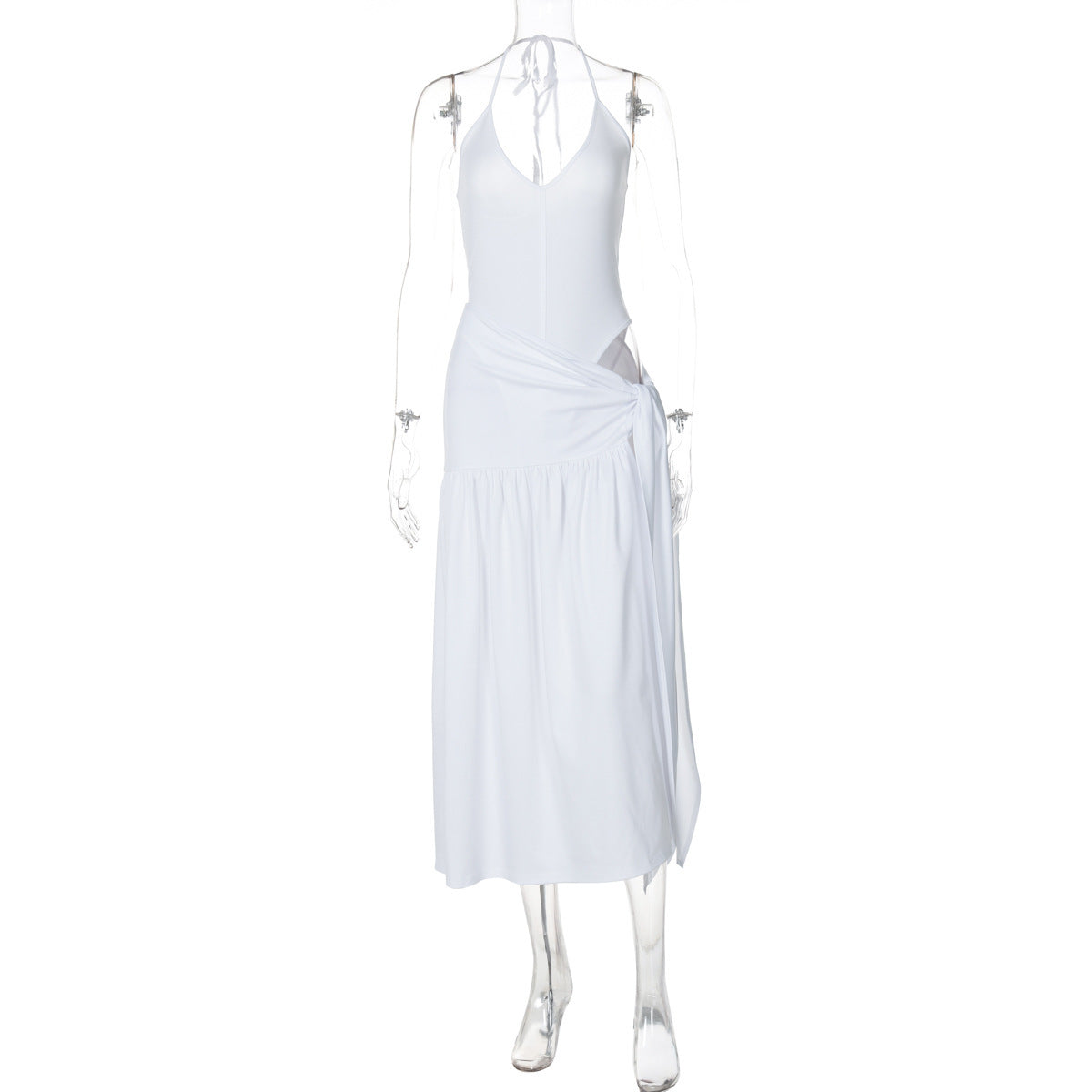 Slim Fit Tied Skirt Suit Women